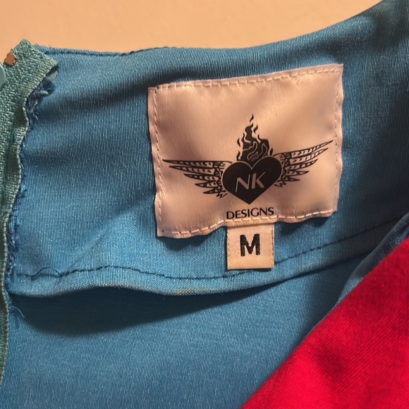 Nicole Katherine design candy stripe dress - Picture 2 of 5